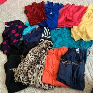 HUGE lot of 13 tops